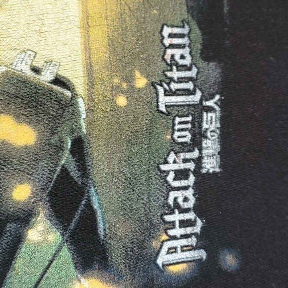 ATTACK OF TITAN, FINAL SEASON BLACK TEE. SIZE SMALL. - Picture 3 of 8